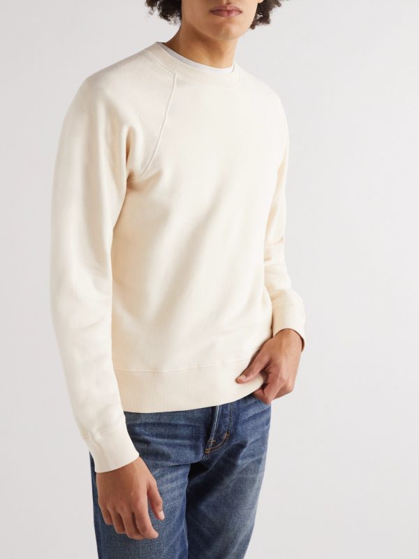Garment-Dyed Cotton-Jersey Sweatshirt - FR