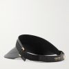 Leather Visor - BK Leather Visor - BK