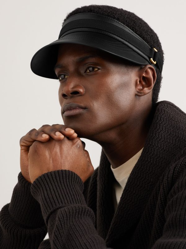 Leather Visor - OU Leather Visor - OU