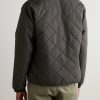 Benton Quilted Recycled-Shell Bomber Jacket - BK Benton Quilted Recycled-Shell Bomber Jacket - BK