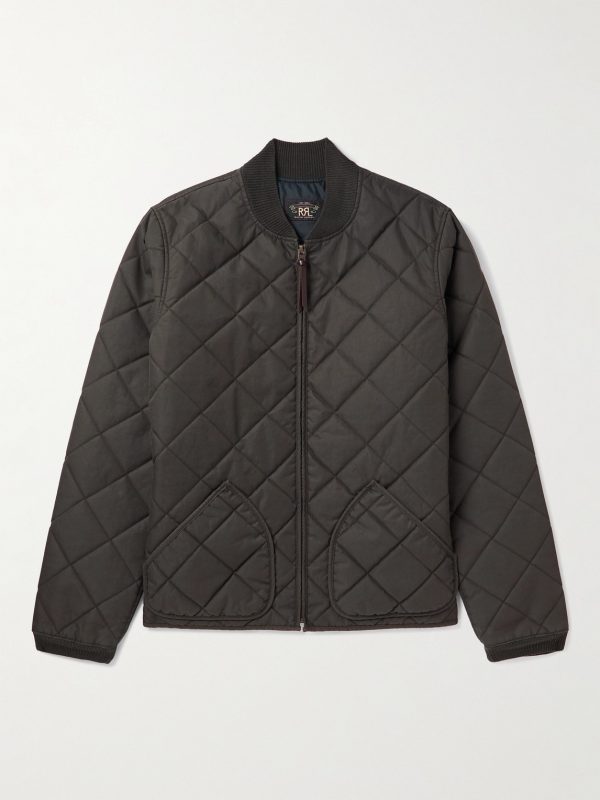 Benton Quilted Recycled-Shell Bomber Jacket Benton Quilted Recycled-Shell Bomber Jacket