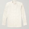 Arizona Grandad-Collar Linen Shirt Arizona Grandad-Collar Linen Shirt