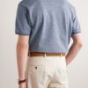 Cotton and Linen-Blend Polo Shirt - BK Cotton and Linen-Blend Polo Shirt - BK
