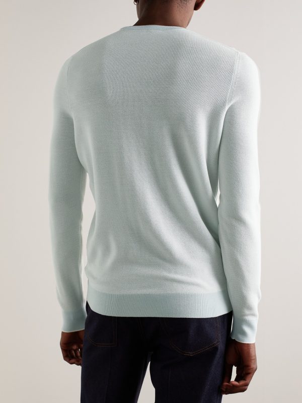 Wool and Cashmere-Blend Sweater - BK