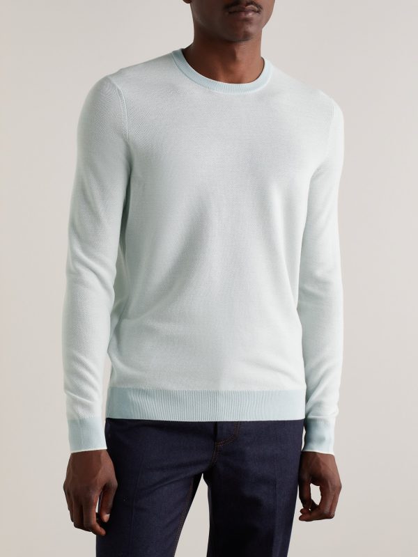 Wool and Cashmere-Blend Sweater - FR