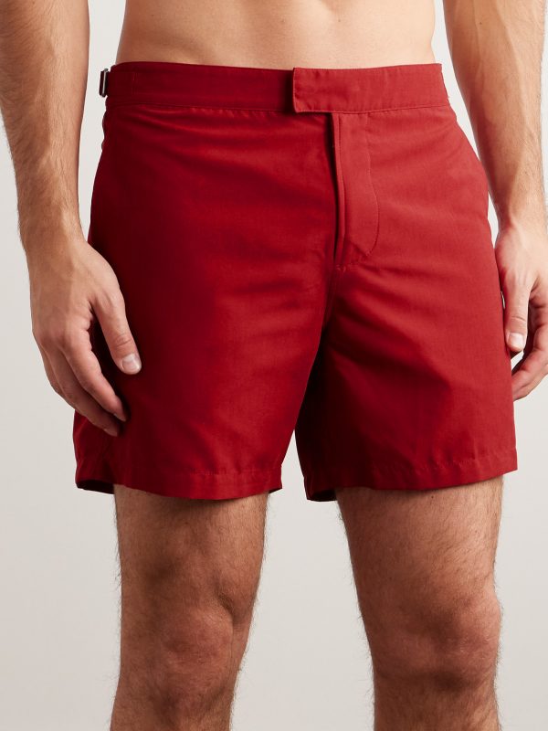 Schooner Straight-Leg Mid-Length Swim Shorts - OU Schooner Straight-Leg Mid-Length Swim Shorts - OU