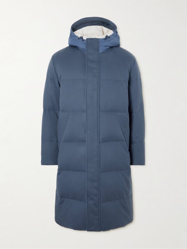 Quilted Cashmere Down Parka Quilted Cashmere Down Parka