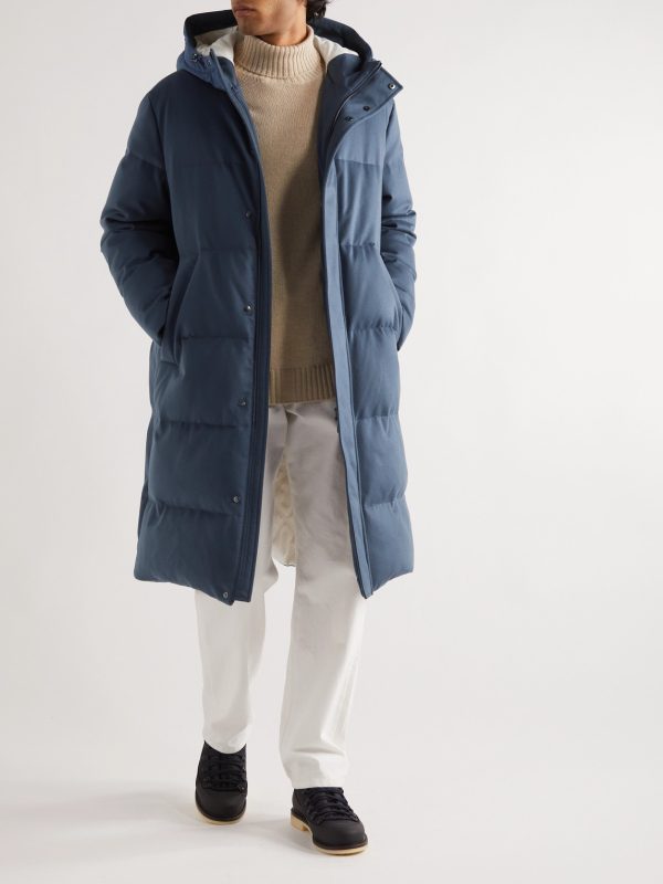Quilted Cashmere Down Parka - OU Quilted Cashmere Down Parka - OU