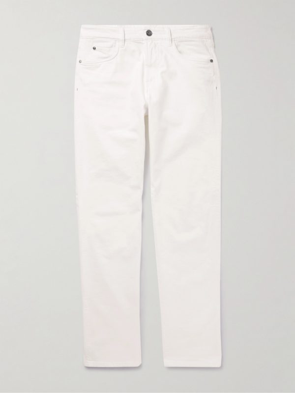 Quarona Slim-Fit Stretch-Cotton Twill Trousers Quarona Slim-Fit Stretch-Cotton Twill Trousers