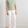 Quarona Slim-Fit Stretch-Cotton Twill Trousers - OU Quarona Slim-Fit Stretch-Cotton Twill Trousers - OU