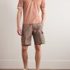 Slim-Fit Striped Silk and Linen-Blend Polo Shirt - OU Slim-Fit Striped Silk and Linen-Blend Polo Shirt - OU