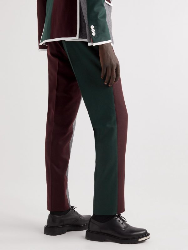 Tapered Wool Trousers - BK Tapered Wool Trousers - BK