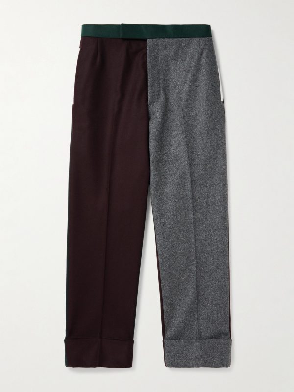 Tapered Wool Trousers Tapered Wool Trousers