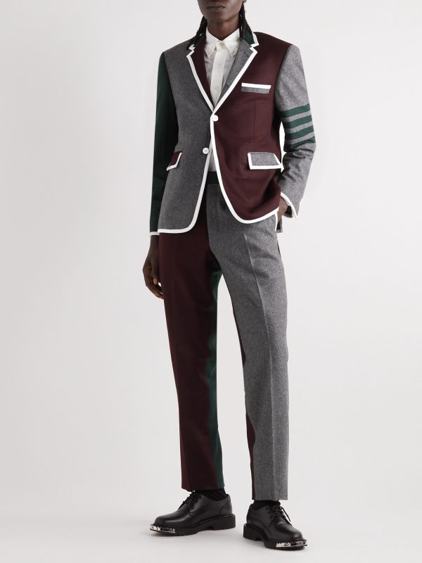 Tapered Wool Trousers - OU Tapered Wool Trousers - OU