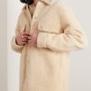 Logo-Print Shearling Shirt Jacket - FR