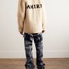 Logo-Print Shearling Shirt Jacket - OU