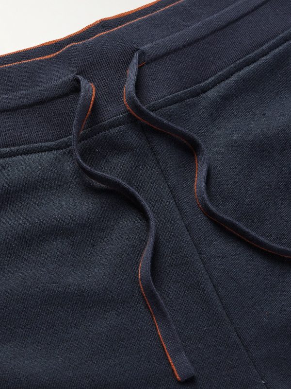 Tapered Cotton and Linen-Blend Fleece Sweatpants - E1 Tapered Cotton and Linen-Blend Fleece Sweatpants - E1