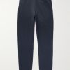 Tapered Cotton and Linen-Blend Fleece Sweatpants Tapered Cotton and Linen-Blend Fleece Sweatpants