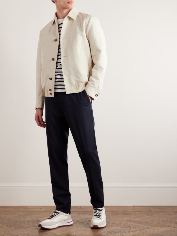 André Rain System® Linen Bomber Jacket - OU