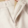 Straight-Leg Pleated Cotton and Linen-Blend Trousers - E1 Straight-Leg Pleated Cotton and Linen-Blend Trousers - E1