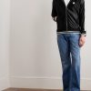+ 8 Palm Angels Logo-Appliquéd Striped Satin-Jersey Track Jacket - OU + 8 Palm Angels Logo-Appliquéd Striped Satin-Jersey Track Jacket - OU