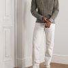 Snow Wander Ribbed Cashmere and Silk-Blend Mock-Neck Sweater - OU Snow Wander Ribbed Cashmere and Silk-Blend Mock-Neck Sweater - OU
