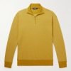 Roadster Striped Cashmere Half-Zip Sweater Roadster Striped Cashmere Half-Zip Sweater
