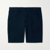 Straight-Leg Cotton-Blend Bermuda Shorts