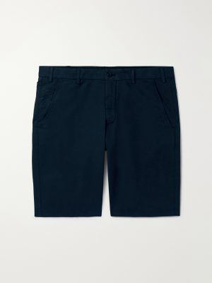 Straight-Leg Cotton-Blend Bermuda Shorts Straight-Leg Cotton-Blend Bermuda Shorts