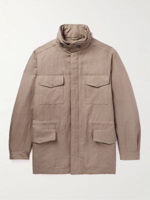 Traveler Rain System® Cotton and Linen-Blend Field Jacket