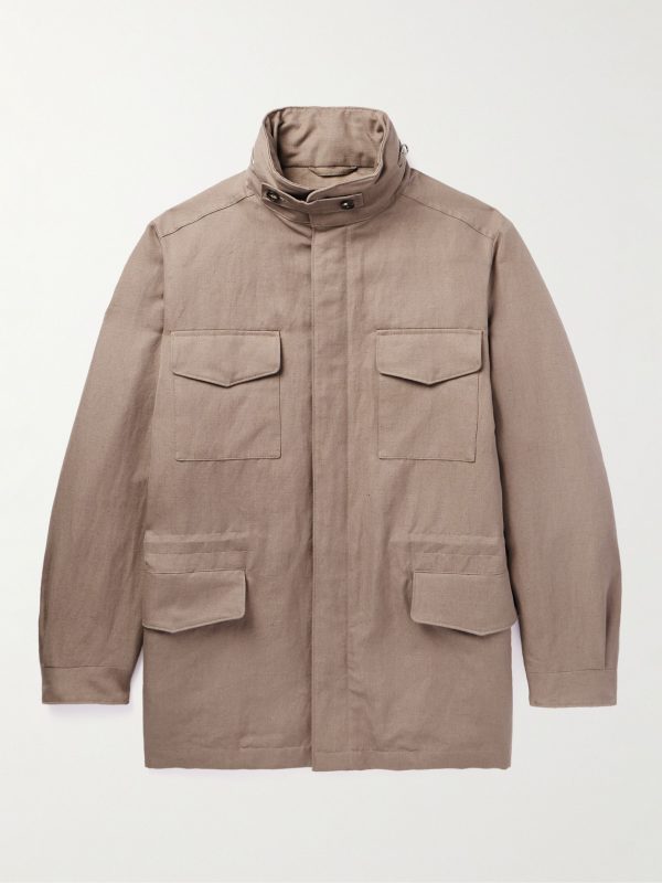 Traveler Rain System® Cotton and Linen-Blend Field Jacket Traveler Rain System® Cotton and Linen-Blend Field Jacket