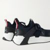 Lunarove Rubber and Leather-Trimmed Neoprene Sneakers - BK