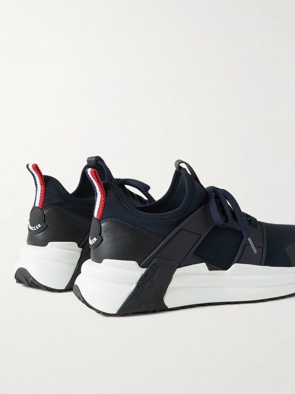 Lunarove Rubber and Leather-Trimmed Neoprene Sneakers - BK