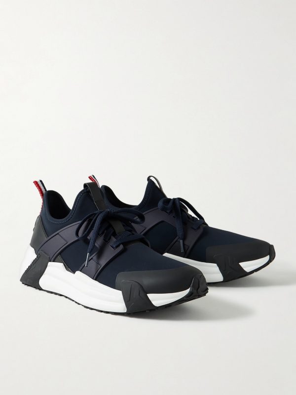 Lunarove Rubber and Leather-Trimmed Neoprene Sneakers - FR