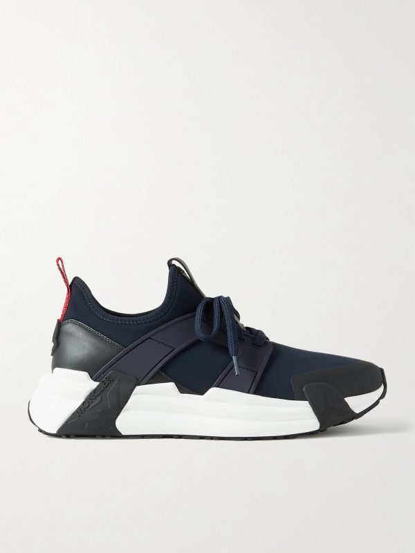 Lunarove Rubber and Leather-Trimmed Neoprene Sneakers