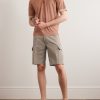 Straight-Leg Cotton and Linen-Blend Cargo Shorts - OU