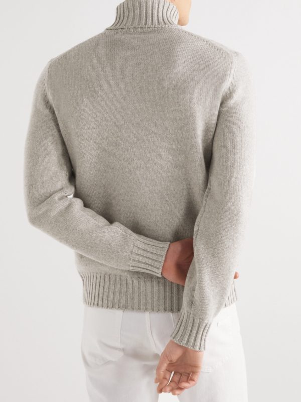 Grafton Cashmere Rollneck Sweater - BK