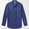 Washed Cotton-Chambray Shirt Washed Cotton-Chambray Shirt