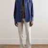 Washed Cotton-Chambray Shirt - OU Washed Cotton-Chambray Shirt - OU