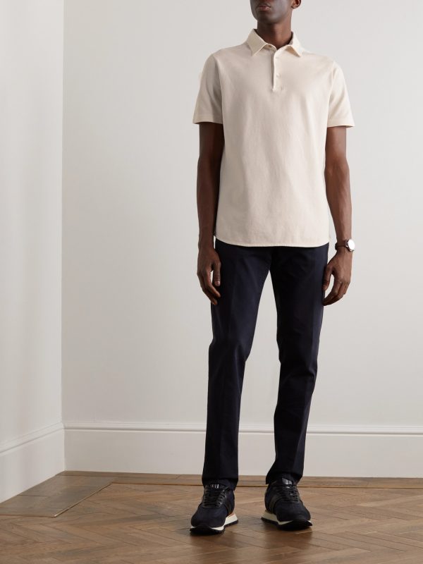 Cotton-Piqué Polo Shirt - OU