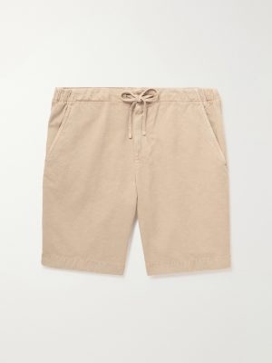 Straight-Leg Cotton-Blend Bermuda Shorts Straight-Leg Cotton-Blend Bermuda Shorts