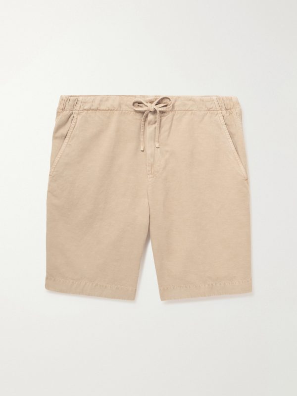 Straight-Leg Cotton-Blend Bermuda Shorts Straight-Leg Cotton-Blend Bermuda Shorts