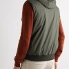 Wallace Cashmere-Trimmed Padded Shell Hooded Gilet - BK Wallace Cashmere-Trimmed Padded Shell Hooded Gilet - BK