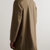 Sebring Windmate Suede-Trimmed Storm System Shell Car Coat - BK