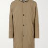 Sebring Windmate Suede-Trimmed Storm System Shell Car Coat