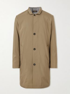 Sebring Windmate Suede-Trimmed Storm System Shell Car Coat