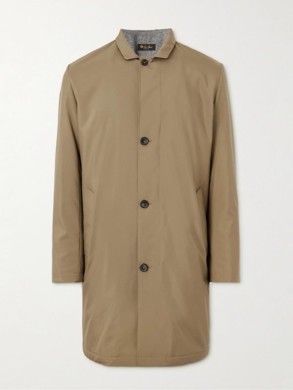 Sebring Windmate Suede-Trimmed Storm System Shell Car Coat