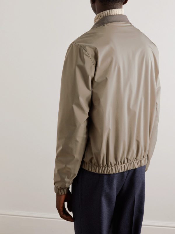 Reversible Windmate® Storm System® Shell and Cashmere Bomber Jacket - BK Reversible Windmate® Storm System® Shell and Cashmere Bomber Jacket - BK