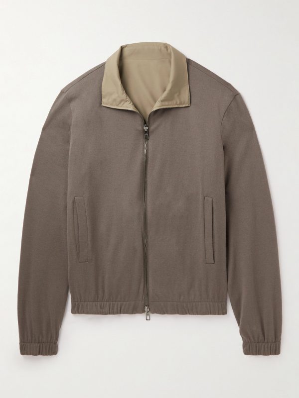 Reversible Windmate® Storm System® Shell and Cashmere Bomber Jacket Reversible Windmate® Storm System® Shell and Cashmere Bomber Jacket