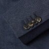 Double-Breasted Wool, Cotton and Cashmere-Blend Twill Suit Jacket - E1